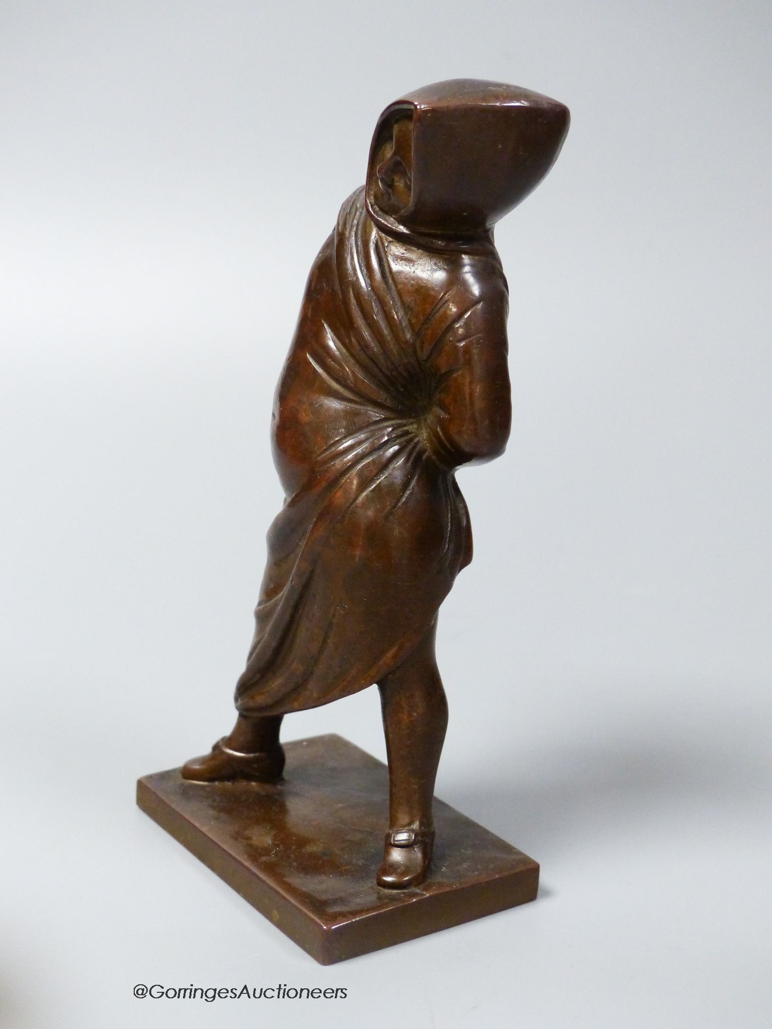 A 19th century French bronze figure 18cm